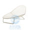 Non Inflatable Swimming Pool Accessories Balcony Leisure White Rattan Bed
