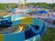 Water Play Outdoor Fiberglass Swimming Games Pool Slides Aqua Park Equipment For Kids