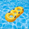 Aqua Theme Park Slide Swim Ring Inflatable With Handle For Water Game Play