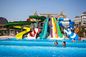 Anti Corrosion Fiberglass Slides Outdoor Water Games Aquatic Park Child Play Equipment