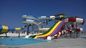 12mm Fiberglass Water Slide For Kids Outdoor Commercial Water Park Swimming Pool Rides