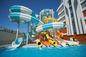 12mm Fiberglass Water Slide For Kids Outdoor Commercial Water Park Swimming Pool Rides