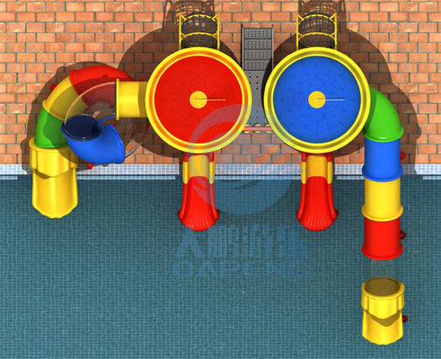 ราคาดี Children Playground Water Slide Outdoor LLDPE Plastic Commercial Pool Slides ออนไลน์