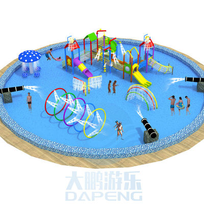 ราคาดี Family Splash Zone Waterpark Children Commercial Water Play Equipment 20m Dia ออนไลน์