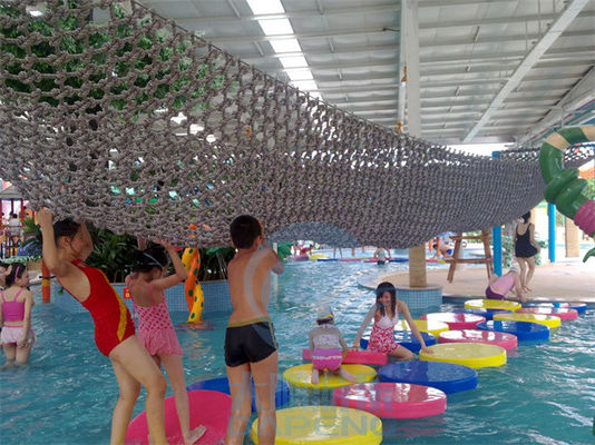 ราคาดี Water Park Lazy River And Swimming Pool Floating Bridge With Climbing Net ออนไลน์