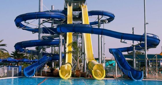 ราคาดี OEM Adults Fiberglass Big Water Slides for Commercial Water Amusement Park ออนไลน์