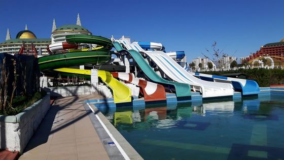 ราคาดี Water Amusement Park Rides Game Big Fiberglass Slide for Sale ออนไลน์