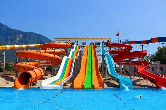 ราคาดี OEM Water Amusement Park Swimming Pool Accessories Fiberglass Slide for Kids ออนไลน์