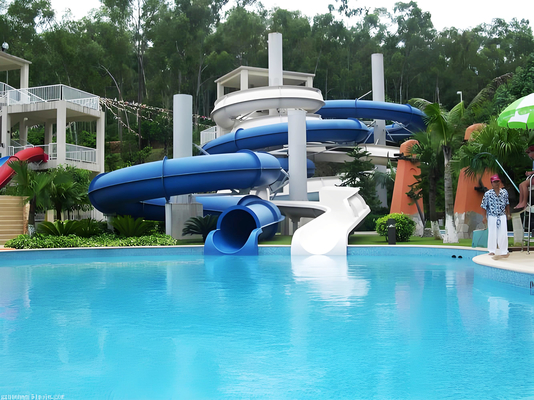 ราคาดี Hot Sale Fiberglass Slide Water Park Swimming Pool Amusement Machine Equipment Water Slide Manufacturer ออนไลน์