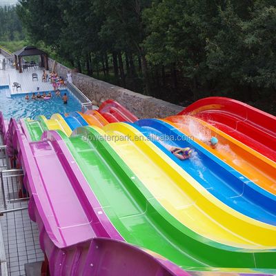 ราคาดี Commercial Large Water Park Equipment Lake Water Slide With Hot Dipped Galvanized Steel Structures And Roofs ออนไลน์