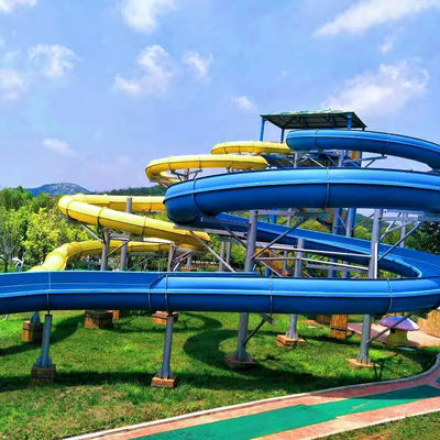 ราคาดี Customized Size Colorful Fiberglass Water Slide for Outdoor Water Parks and Pools ออนไลน์