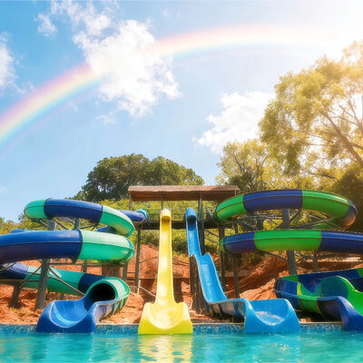 ราคาดี เปิดสไพร่สไลด์น้ํา การผสมผสานไฟเบอร์กลาส Rides เกมการใช้งานสําหรับสระว่ายน้ํากลางแจ้งครอบครัว สวนน้ํา การออกแบบ 2 มิติที่กําหนดเอง ออนไลน์