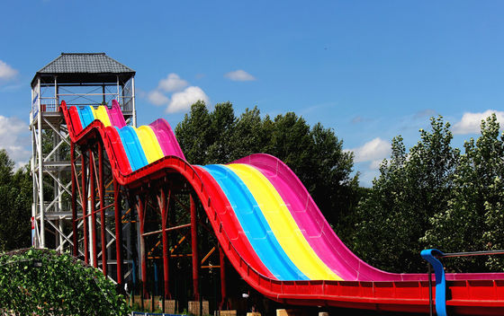 ราคาดี Customized Mat Racer Water Slide FRP Fiberglass Large Water Slides For Adults ออนไลน์