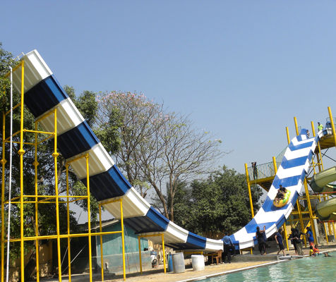 U Shape Pendulum Water Park Slide ไฟเบอร์กล๊าส Dp-Pen01 แอนติคอโรรชั่น