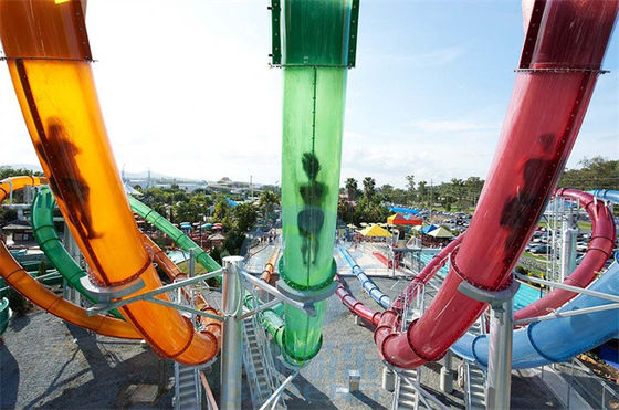 ราคาดี 4 เลน สไลด์น้ําขั้ว Aqualoop สไลด์น้ําลุปโปร่ง ออนไลน์