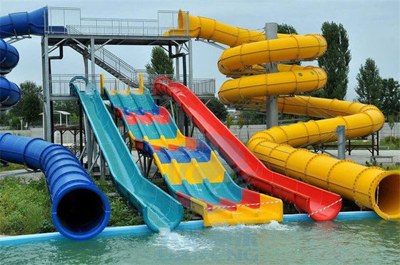 ราคาดี สระว่ายน้ํา Craiova สต็อตสไลด์น้ํา ไฟเบอร์กลาส สไลด์สวนน้ําขนาดใหญ่ ออนไลน์