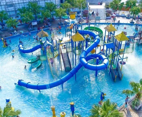 ราคาดี สนามเด็กเล่นที่กําหนดเอง สนามสไลด์น้ําปานกลาง สนามสนุก Aqua Tower ออนไลน์