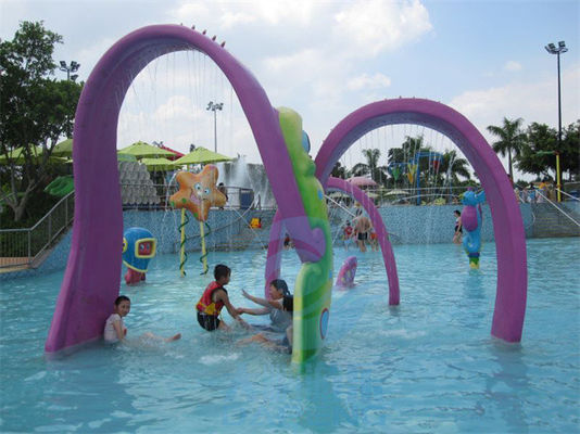 ราคาดี CE 2.5m ความสูงของน้ํา Splash Pad สายสปริงน้ํา Fiberglass Ribbon รวม ออนไลน์