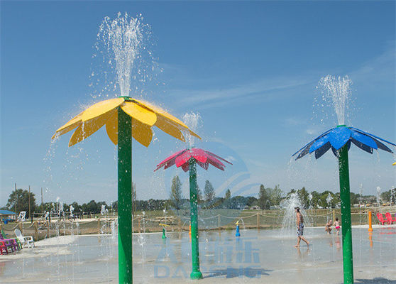 สนามน้ํา สปริชพัดน้ํา สไตล์ดอกไม้สีสัน สนามน้ํา น้ําพุ ความสูง 3.0m