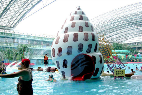 ราคาดี ช่องเล่นน้ําสไลด์ไฟเบอร์กลาส สระว่ายน้ําขนาดเล็ก Splash Pad กันสนิม ออนไลน์
