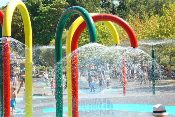 ราคาดี Playground Water Splash Pad 304L Outdoor Water Sprinkler System Customized ออนไลน์