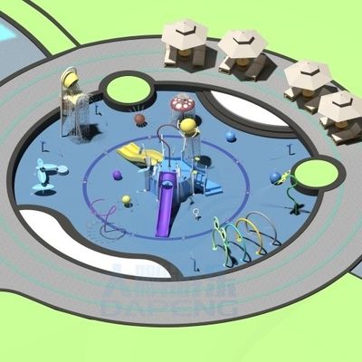 ราคาดี ดีไซน์ใหม่ เกมน้ํา Splash Pad สนามเด็กกลางแจ้ง อุปกรณ์ปาร์คน้ําเล็ก โมเดิร์นสําหรับเด็ก ออนไลน์