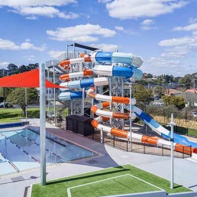 ราคาดี สวนน้ํา Ride เล่นใหญ่และสไลด์ Tube ไฟเบอร์กล๊าส อุปกรณ์เสริมสระว่ายน้ํา สําหรับเด็ก ออนไลน์