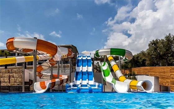 ODM Theme Aqua Park สนุกสนาน จักรยานสนุก น้ําสไลด์สําหรับเด็ก