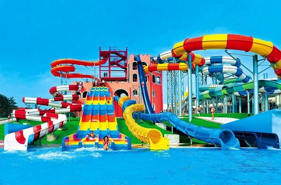 ราคาดี สนามน้ํา Aqua Play โครงการสไลด์น้ําไฟเบอร์กลาส ออนไลน์