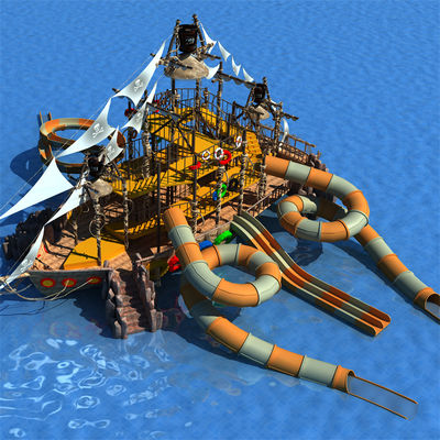 ไฟเบอร์กลาส สไลด์ปาร์คน้ํา