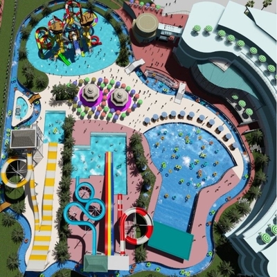 ราคาดี Outdoor Fiberglass Water Park Slide for Kids and Adults ออนไลน์