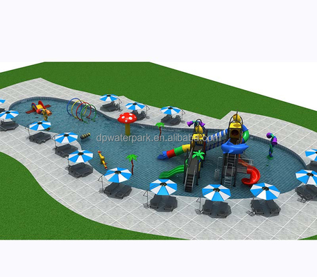 ราคาดี Water Play Equipment Manufacturer Customized 350SQM Children Aqua Park Design for Hotel and Resort ออนไลน์