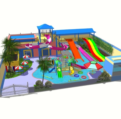 คุณภาพ Medium Size Aqua Park Entertainment Concept Customized Families' Water Park Design For All Ages โรงงาน