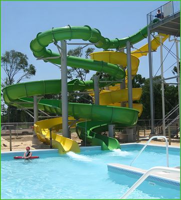 ราคาดี 3D Design Pool Water Slide Customed Color Fiberglass Capacity Of 100KG Suitable For Adult And Child Water Games ออนไลน์