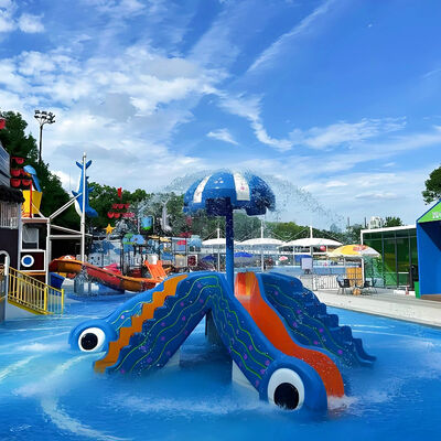 ราคาดี Water Play Skits Fountain Commercial Water Park Children'S Pool Fiberglass Metal Construction Galvanized Steel With 1-Year Warranty ออนไลน์