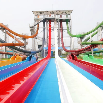 ราคาดี รถสไลด์น้ําไฟเบอร์กล๊าสความเร็วสูง สําหรับการค้า สนามน้ํา สนามการแข่งขัน ออนไลน์