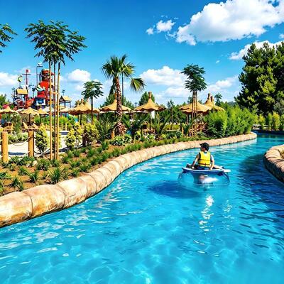 ราคาดี โครงการ Lazy River แบบพาณิชย์ การออกแบบและอุปกรณ์สําหรับสวนน้ํามืออาชีพและ Aqua Resort ออนไลน์