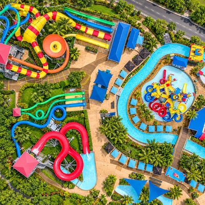 ราคาดี 10000m2 สวนน้ําทุกวัย อุปกรณ์สวนน้ําที่มีสไลด์ไฟเบอร์กล๊าส และน้ําเล่น online