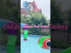 สวนน้ําพาณิชย์ ชุดสปริชปัดน้ํา สายสปริชปัดไฟเบอร์กลาส สําหรับเด็ก