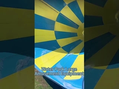 ยูวีทนทาน 14m สไลด์ปาร์คน้ํา สปลาช์บอลและทอร์นาโดสไลด์