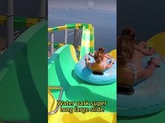 การออกแบบสระว่ายน้ํากลางแจ้งเพื่อการค้า ชุดสไลด์น้ําเพื่อความบันเทิง